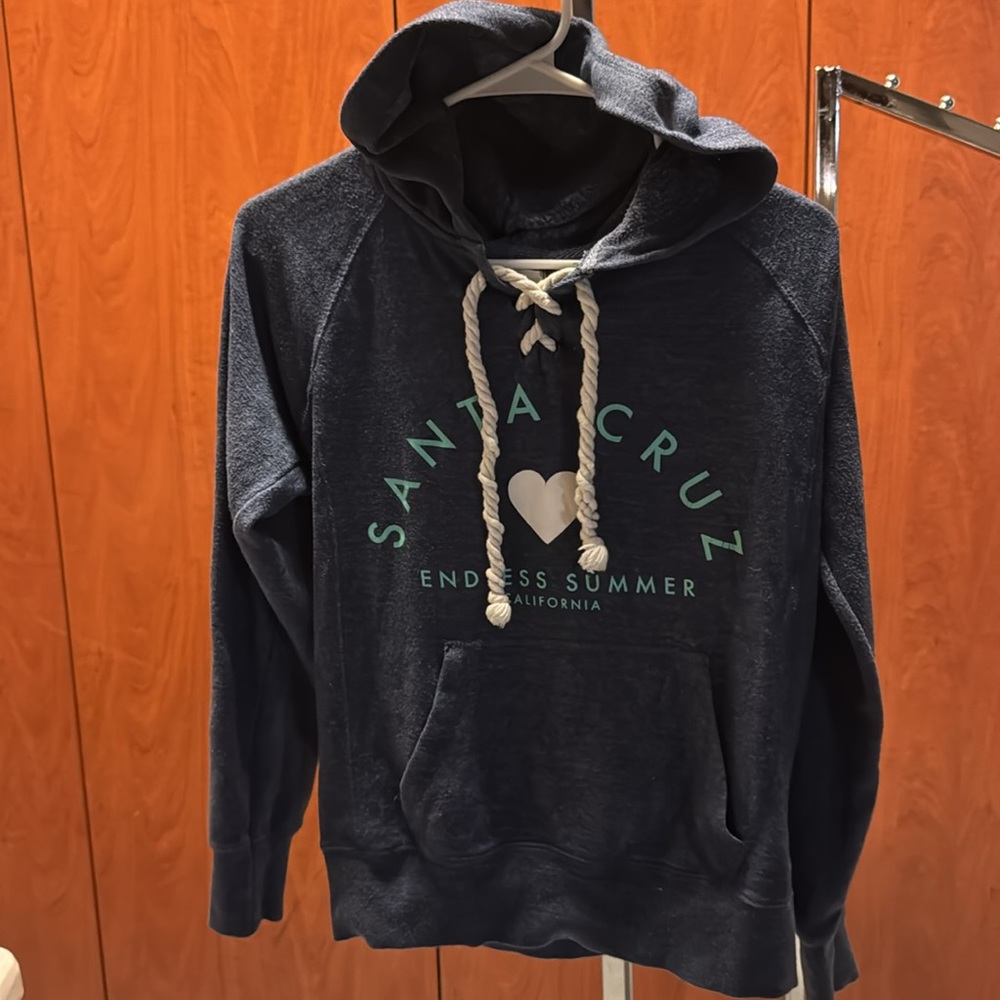 Santa Crus Ocean Drive Hoodie Lightweight Sweatshirt Size Large - Picture 3 of 6